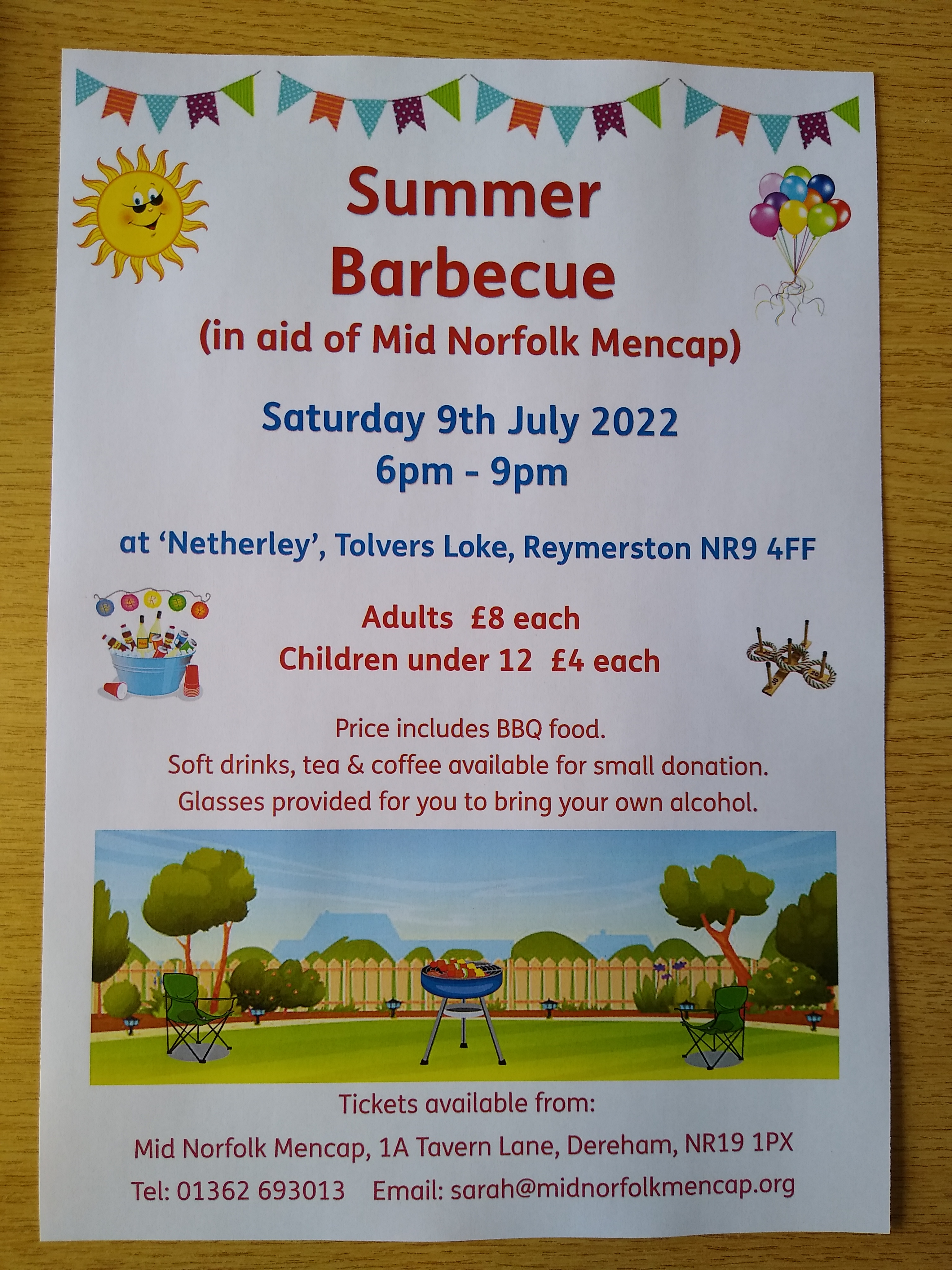Fundraising Summer BBQ 2022 image